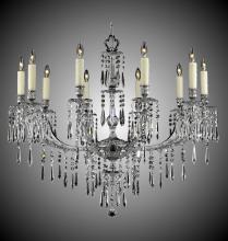  CH7816-U-12G-ST - 10 Light Parisian Spire Chandelier